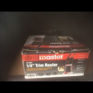 Drill master 1/4” trim router